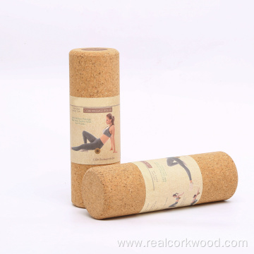 Wooden Cork Yoga Roller for Back Pain